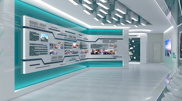 關于電力公司企業展館設計的構思